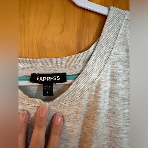Grey Express sweatshirt with open back design - Picture 4 of 4
